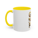 Coffee Mug — G.M.P. (God Money Power) Gold Accent Ceramic Mug