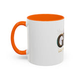 GMP 'God Money Power' Accent Coffee Mug — 11/15 oz Inspirational Ceramic