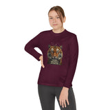 Youth Long Sleeve Tee — Tiger Face 'God • Money • Power' Graphic
