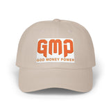 Good Money Power Embroidered Dad Cap — White Casual Baseball Hat