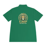GMP Lion Crest Polo Shirt — Men's Athletic Club Logo Polo