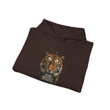 Tiger 'God Money Power' Hoodie – Bold Graphic Animal Print Pullover