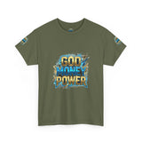 God Money Power T-Shirt — Bold Christian Faith & Prosperity Graphic Tee