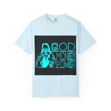 God Money Power T-Shirt — Retro Neon Faith & Hustle Graphic Tee