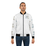 Bomber Jacket - 'Aim 4 God' Faith Graphic Men's Bomber Jacket (All-Over Print)