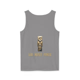 GMP Tank Top — God • Money • Power Gold Block Graphic