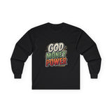 God Money Power Long Sleeve Tee
