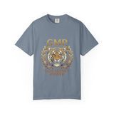 GMP Tiger Crest T‑Shirt — "God Money Power" Graphic Tee