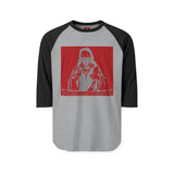 God Is Never Power Raglan Shirt