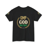 GMP God Money Power Tee — Motivational Gold Laurel Graphic T-Shirt