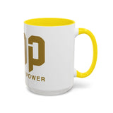 GMP Coffee Mug — "Good Money Power" Accent Ceramic Mug (11/15oz)