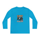 Youth Long Sleeve Tee — GMP (God Money Power) Eagle Graphic