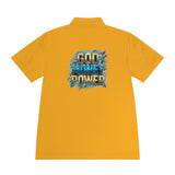 God Money Power Polo Shirt — Men's Graphic Sport Polo