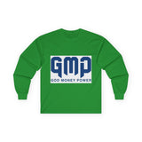 GMP God Money Power Long Sleeve Tee — Bold Faith & Prosperity Shirt