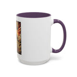 Coffee Mug - 'God Money Power' Pyramid Graphic Accent Mug (11/15oz)