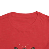 Toddler Tee — Tiger Face "God Money Power" Graphic