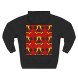 Reggae Sunset Hoodie — Palm Tree Rasta Graphic Fleece
