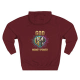 Three-Panel Fleece Hoodie