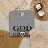 God Money Power- Skull T-Shirt — Gothic Skull Graphic Tee