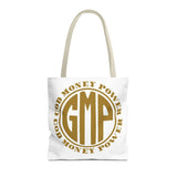 God Money Power Tote Bag — GMP Gold Logo Canvas Tote
