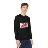 GMP 'God Money Power' Youth Long Sleeve Tee - Red Logo