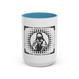 God Money Power Accent Coffee Mug – Bold Streetwear Religious Graphic (11/15oz)