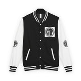 Letterman Jacket - "GMP (God Money Power)" Black & White Varsity Jacket
