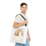 Tote Bag — 'God Money & Power' Pyramid Graphic Tote