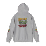 Inspirational Graphic Hoodie - "Put God First, Hustle for the Money, Put Yourself in Power"