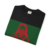 T‑Shirt — Retro Holiday Madonna Graphic Tee (green & red)