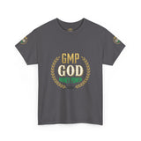GMP God Money Power Tee — Motivational Gold Laurel Graphic T-Shirt