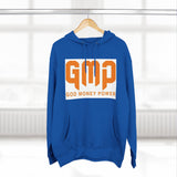 GMP "God Money Power" Hoodie — Bold Orange Streetwear Fleece