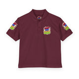 Youth Polo Shirt — Colorful "Camp Gov Summer Power" Logo Tee