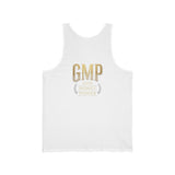 GMP (God Money Power) Gold Logo Tank Top — Inspirational Faith & Hustle Sleeveless Shirt