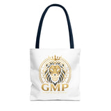 Lion Crest Tote Bag — GMP Gold Emblem Canvas Tote