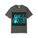 God Money Power T-Shirt — Retro Neon Faith & Hustle Graphic Tee
