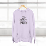God Money Power Hoodie — Minimalist Inspirational Graphic Hoodie