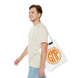 Tote — GOD MONEY POWER (GMP) Orange Logo All-Over Print