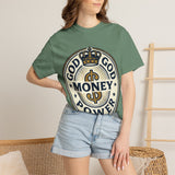 God Money Power T-Shirt — Crown Emblem Graphic Tee (God • Money • Power)