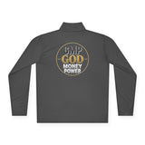 GMP GOD Quarter-Zip Pullover — Money Power Logo