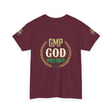 GMP God Money Power Tee — Motivational Gold Laurel Graphic T-Shirt