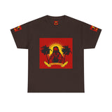 Surf Saint T‑Shirt — Vintage Palm Beach Vibes ("Our Savior Protects" Banner)