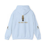 God • Money • Power Hoodie — Gold Block Logo Pullover