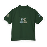 Youth Polo Shirt — "GIVE GOD" Inspirational Church Youth Uniform