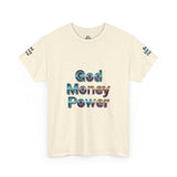 Graphic Tee — "God Money Power" Spiritual Streetwear T-Shirt