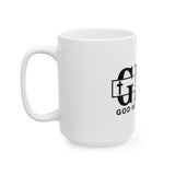 GMP "God Money Power" Ceramic Mug – Bold Faith & Hustle Coffee Cup (11oz, 15oz)