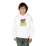 Youth Hoodie — GMP God Money Power Rainbow Graphic