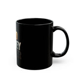 God Money Power Black Mug — Inspirational Faith & Wealth Coffee Cup (11oz/15oz)