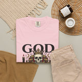 God Money Power- Skull T-Shirt — Gothic Skull Graphic Tee