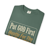 Put GOD First Hustle For The MONEY Graphic T-Shirt